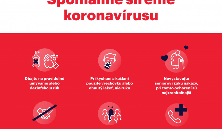 Opatrenia na predchádzanie vzniku a šíreniu prenosného ochorenia - koronavírusu